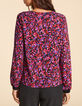 I.Code black camouflage print blouse color-3