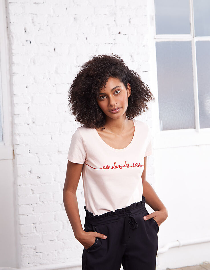 Tee-shirt rose I.Code-2
