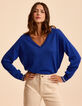 Pull bleu tricot fin I.Code-1