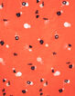 Foulard carré orange spicy à fleurs spicy I.Code-4