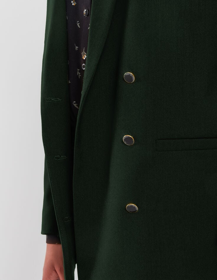 Veste de costume vert empire boutonnage croisé I.Code-4