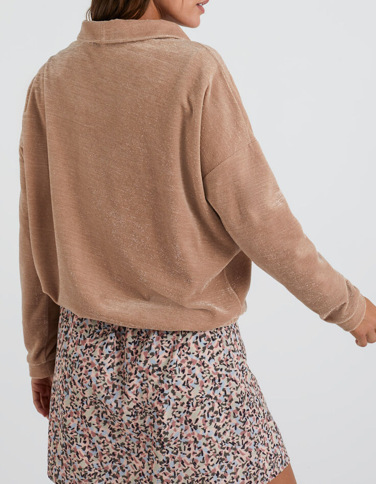 Sweat camionneur sweet pink pailleté I.Code-2