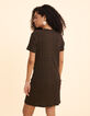 Robe noire imprimé floral cœur I.Code-5