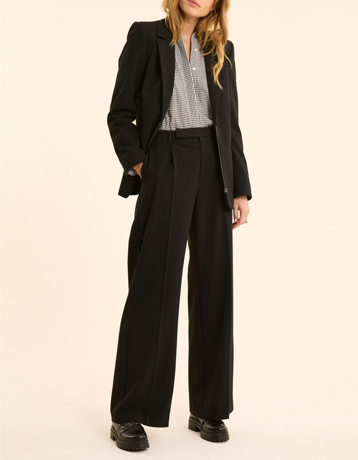 Grauer Blazer mit Tennisstreifen I.Code-6