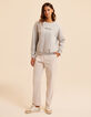 Sweat gris molleton maxi visuel dos I.Code-6