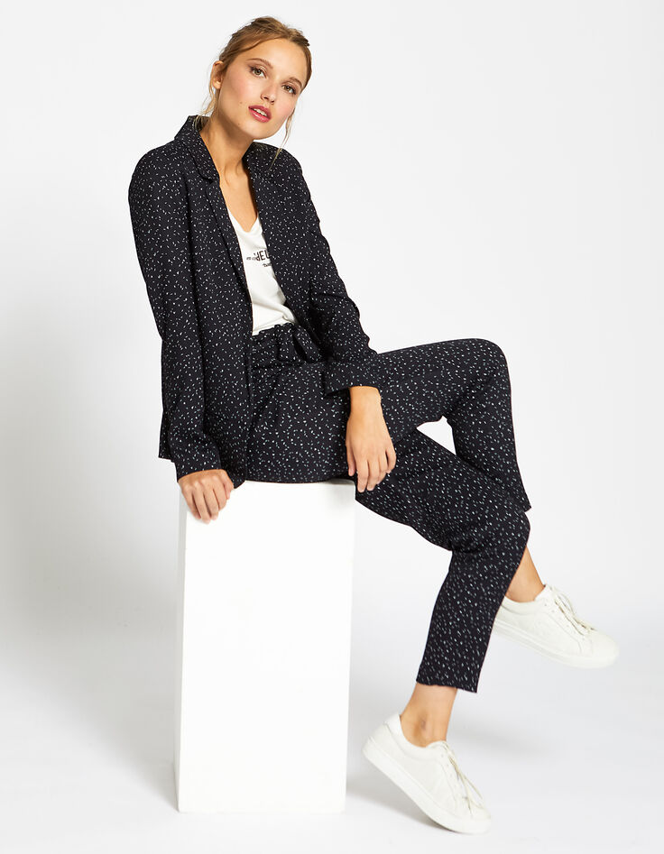 Pantalon imprimé I.Code-1