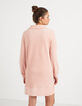 Robe sweet pink bio en panne de velours côtelée I.Code-3