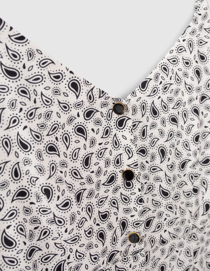 Vestido blanco estampado cashmere I.Code-3
