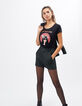 Zwart T-shirt Free your mind met gezicht I.Code-3