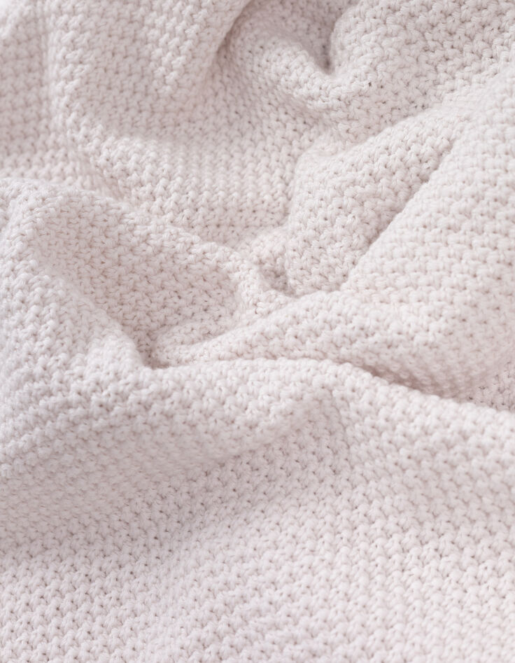 Cremeweiße ärmellose Strickjacke I.Code-9 Cremeweiße ärmellose Strickjacke I.Code-9