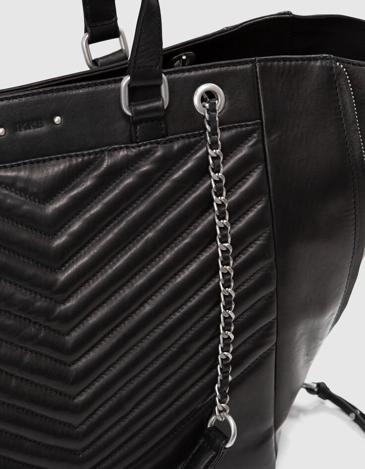 Tasche 1440 schwarz Leder Gr&ouml;&szlig;e L Damen-3