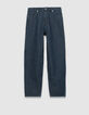 Gerade geschnittene Cropped-Damenjeans Streifenmotiv-7