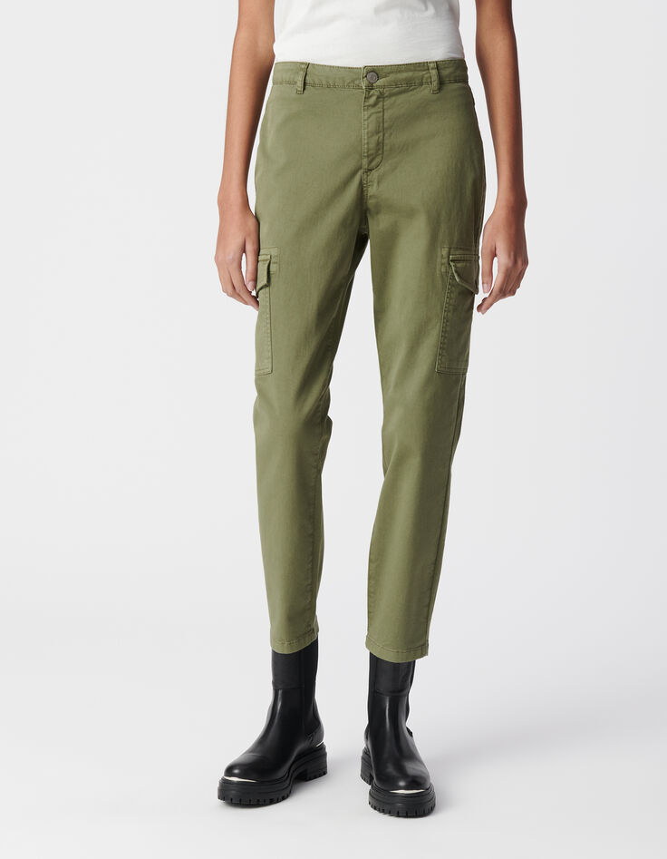 Khaki Crop-Damencargojeans-3