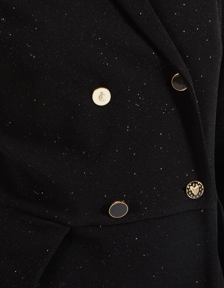 Robe noire pailletée esprit smoking I.Code-2