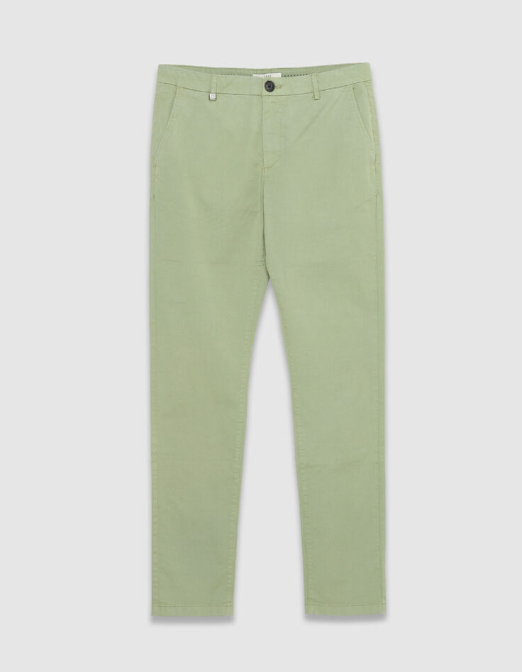 Gr&uuml;ne Slim-Fit-Chinohose f&uuml;r Herren-6