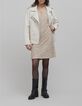 Champagnerfarbenes Kleid mit Paillettenbestickung Damen-5
