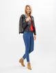 Klaproosrode blouse kantafwerking I.Code-6