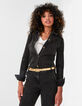 Combinaison longue en jean noire I.Code-1