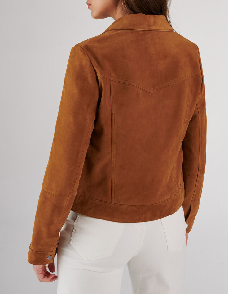 I.Code fawn suede jacket-3 I.Code fawn suede jacket-3