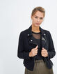 Veste noire esprit motard I.Code-2