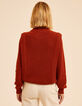 Pull brique tricot fantaisie I.Code-3