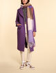 Dark purple lange mantel I.Code-7