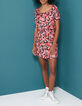 Robe coquelicot imprimé palmes pop I.Code-1