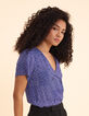 I.Code top estampado patchwork azul marino-1
