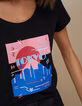 Camiseta negra motivo Tokio I.Code-4