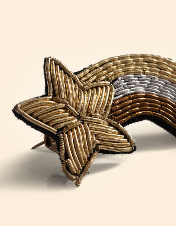 I.Code Embroidered Shooting Star Brooch-2 I.Code Embroidered Shooting Star Brooch-2