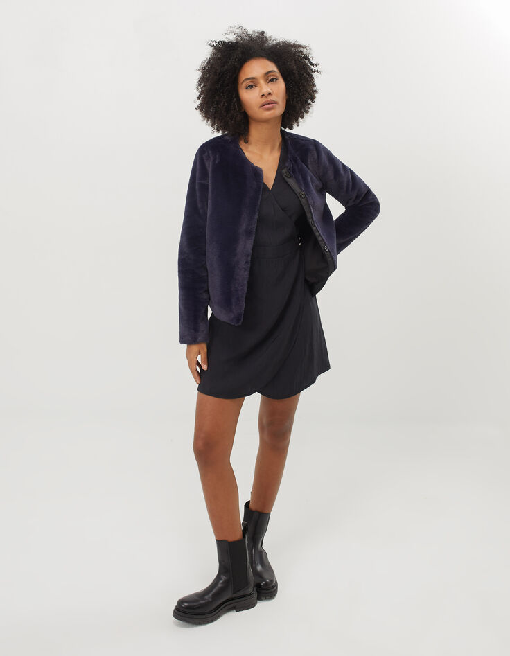 Manteau court night blue I.Code-2 Manteau court night blue I.Code-2
