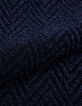 Marine Lurex-Hosenanzug Damen Fischgr&auml;tenmuster-9
