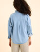 Blaues Jeanshemd doppelte Herzstickerei I.Code-5