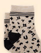 Chaussettes noires, beige, camel I.Code-5