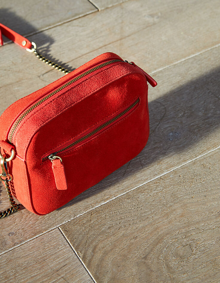 Sac cuir rouge I.Code-3