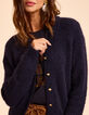 Cardigan bleu tricot CHARLOTTE I.Code-4