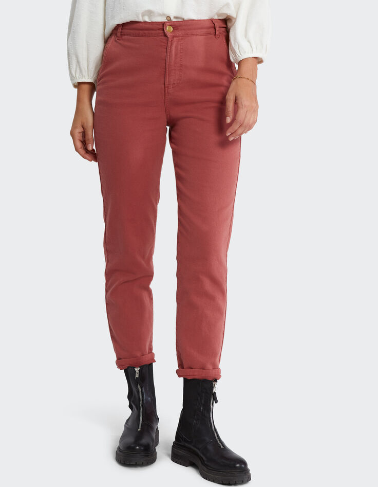 Boyfit jeans in cherry pink I.Code-6
