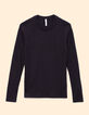 Zwart T-shirt lange mouwen lurex ribtricot I.Code-6