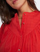 Blusa carmín invierno mangas raglán I.Code -4