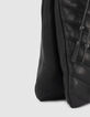 1440 Reporter Tasche Damen gesteppte Leder doppelt-6