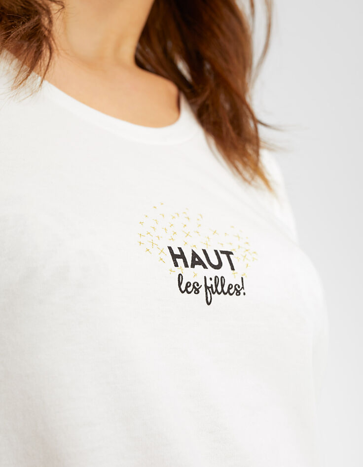 I.Code off-white Haut les filles T-shirt-2