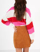 Falda corta camel botones ante I.Code-3