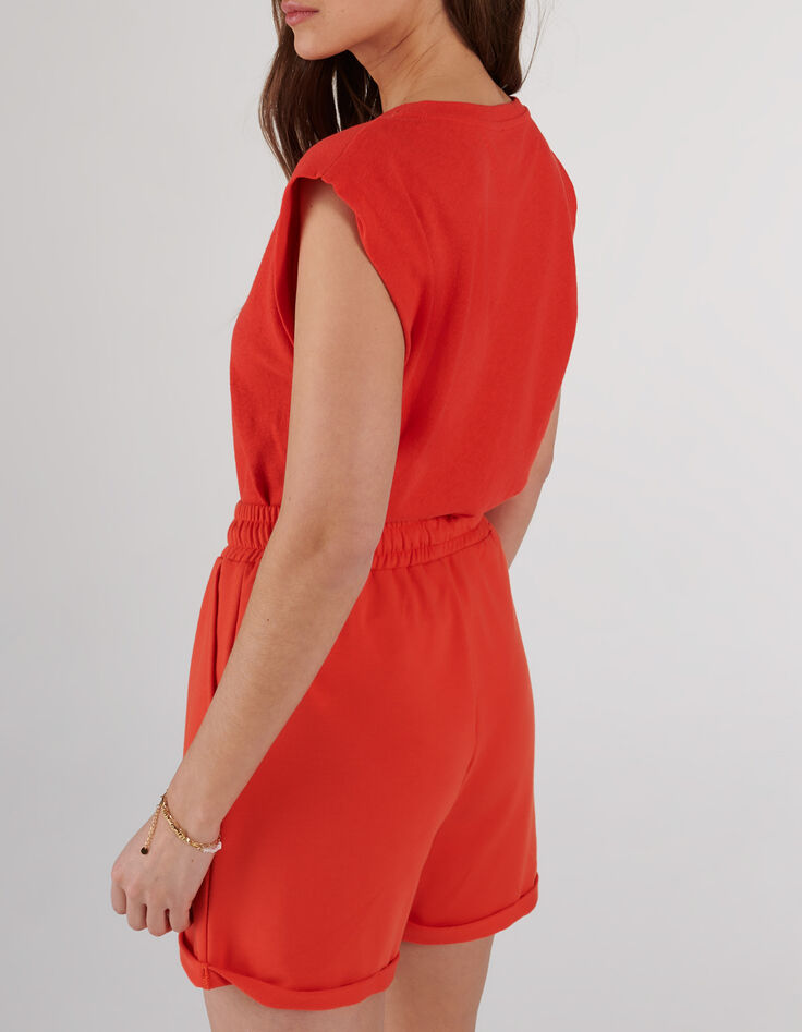 Short abricot en molleton I.Code-3