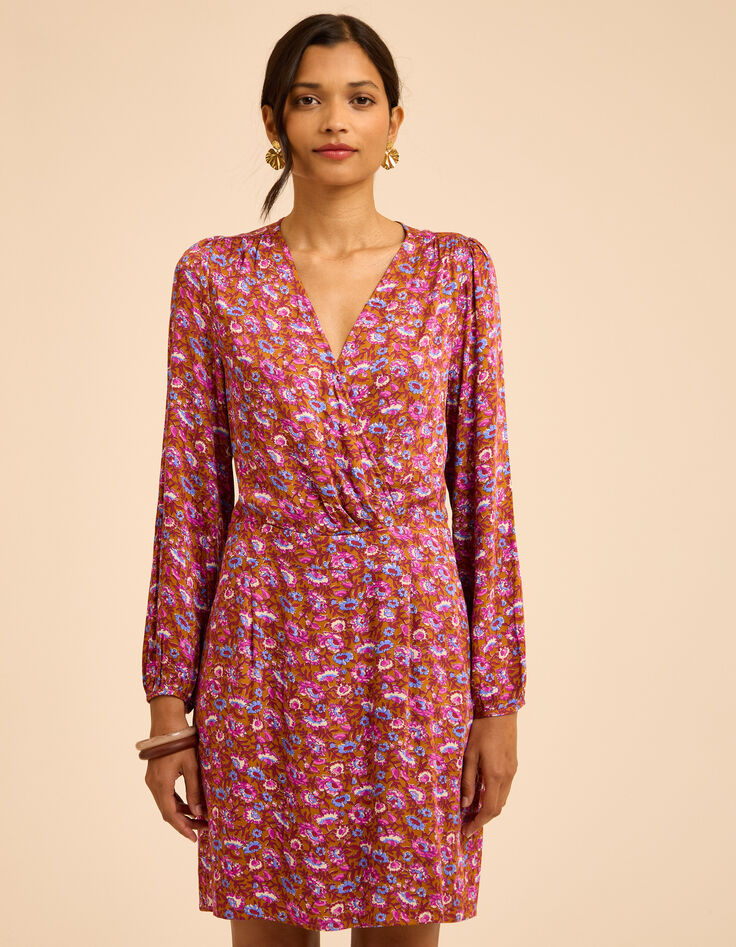 Vestido camel anémonas I.Code-3