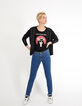 Zwart T-shirt Free your mind met gezicht I.Code-6