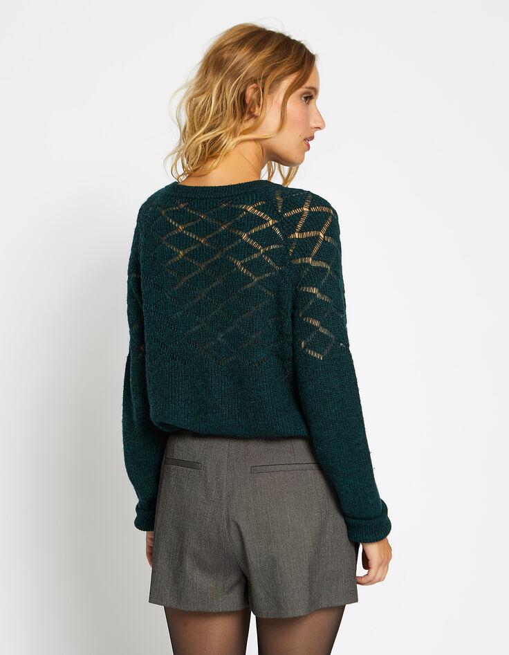 Pull maille vert I.Code-3