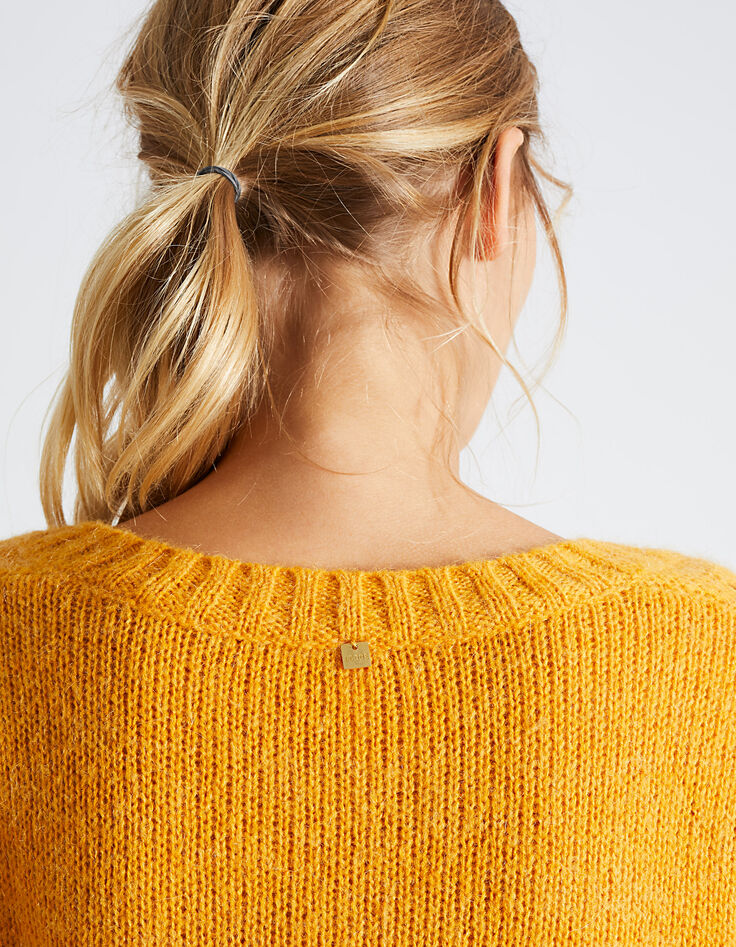 Pull jaune femme I.Code-5
