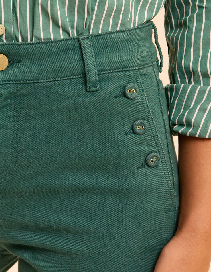 Jean flare vert I.Code-4