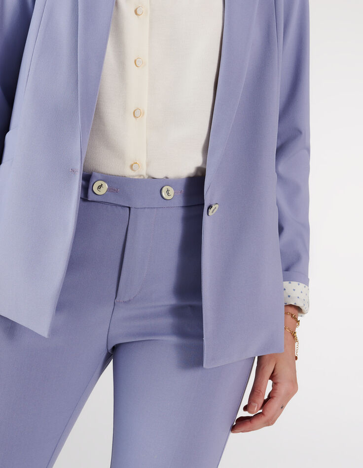 Lavendelblauer Blazer I.Code-4
