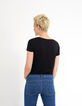 Zwart T-shirt Free your mind met gezicht I.Code-5